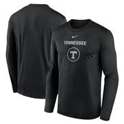 Tennessee Nike Courtside Dri-Fit Practice Long Sleeve Tee